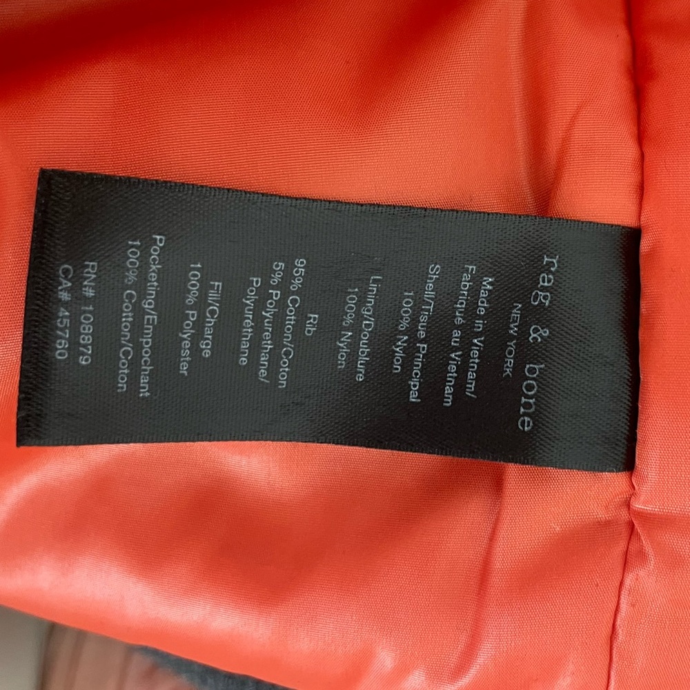 💙 Authentic Rag & Bone Manston Bomber Jacket. - Picture 6 of 8
